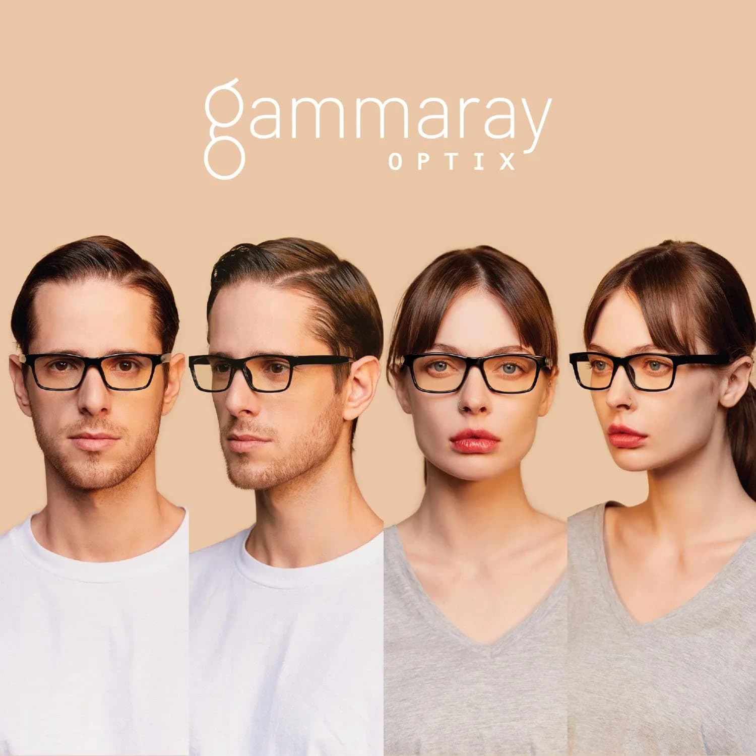 Gamma Ray Optics Blue Light Blocking Gaming Glasses w/Amber Tint & Anti Glare UV 53mm (2.1 in) - view 6