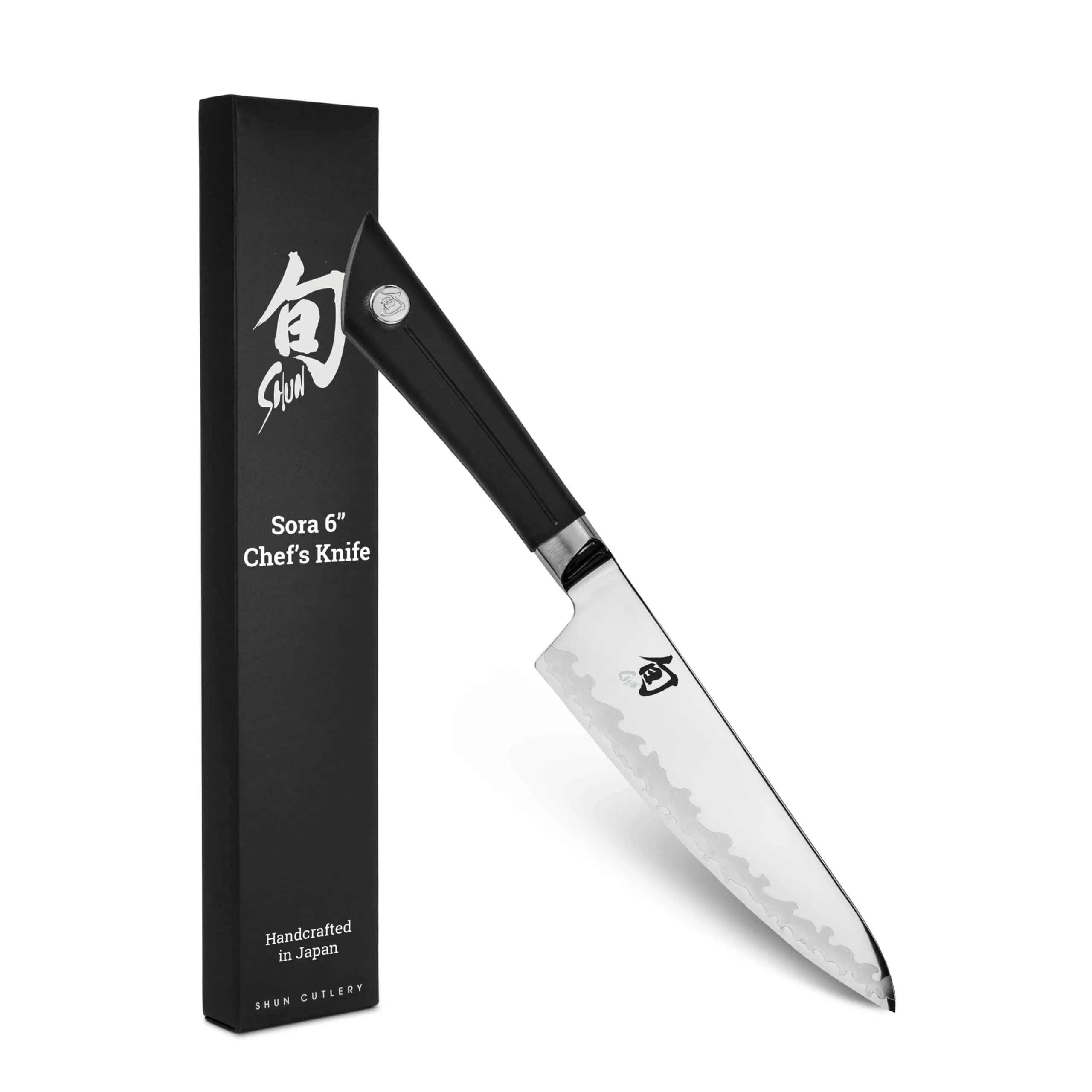 Shun Sora 6" Chef's Knife | Japanese VG10 Steel Edge, Full Tang, Balanced Handle — 6"