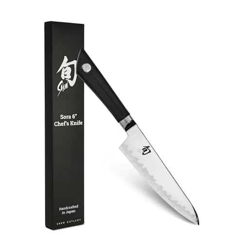 Shun Sora 6" Chef's Knife | Japanese VG10 Steel Edge, Full Tang, Balanced Handle thumbnail 1
