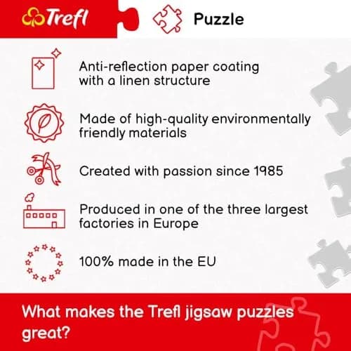 Trefl The Roofs of Jerusalem 3000 Piece Jigsaw Puzzle 103cm x 74.5cm (40.5" x 29.3") | Classic Educational Puzzle for Adults & Teens thumbnail 6