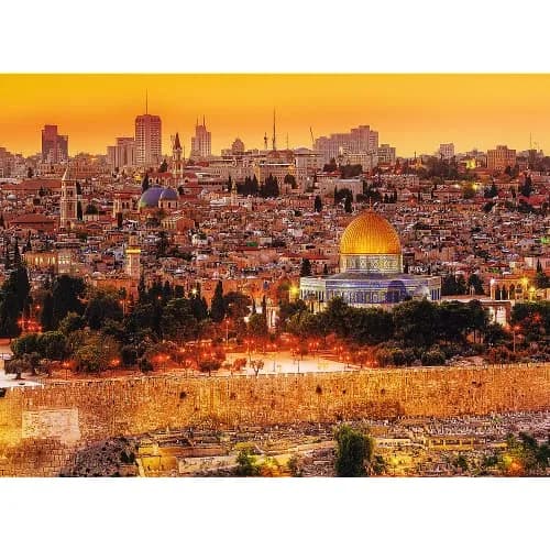 Trefl The Roofs of Jerusalem 3000 Piece Jigsaw Puzzle 103cm x 74.5cm (40.5" x 29.3") | Classic Educational Puzzle for Adults & Teens thumbnail 2