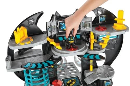 Imaginext Super Friends Batcave Playset with Batman & Robin Figures | Battery-Operated Interactive Toy thumbnail 4