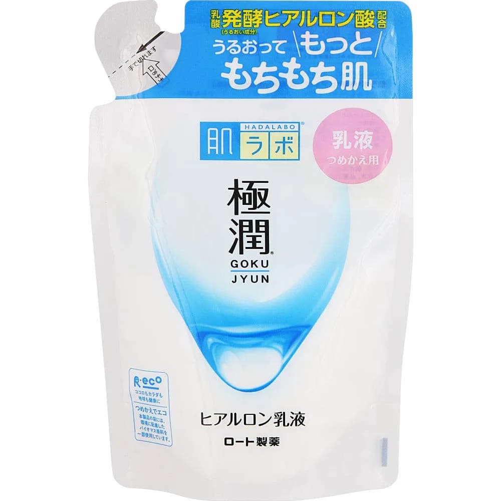 肌ラボ Goku-jun Hyaluronic Milky Lotion Refill 140ml | Deep Hydration & Nourishment