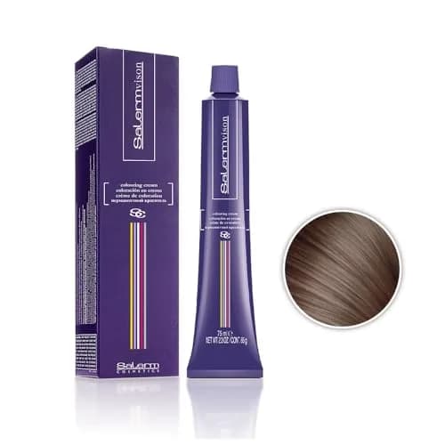 Salermvison Hair Coloring Cream #8.1 Ash Light Blonde | Permanent Gray Hair Coverage thumbnail 2