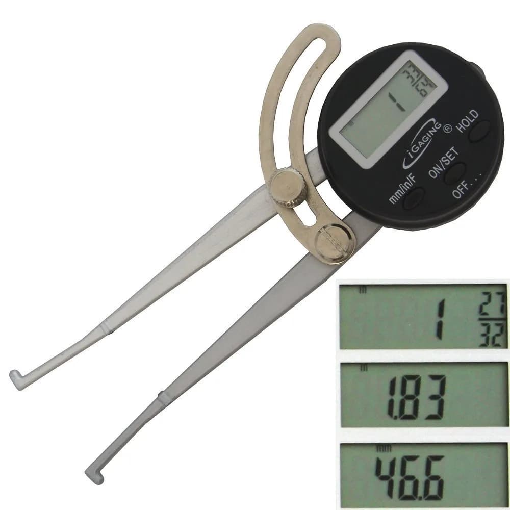 iGaging Digital Inside Caliper 0.5-6" | Precise Inch/Metric/Fractional Measurements — 35-ID6