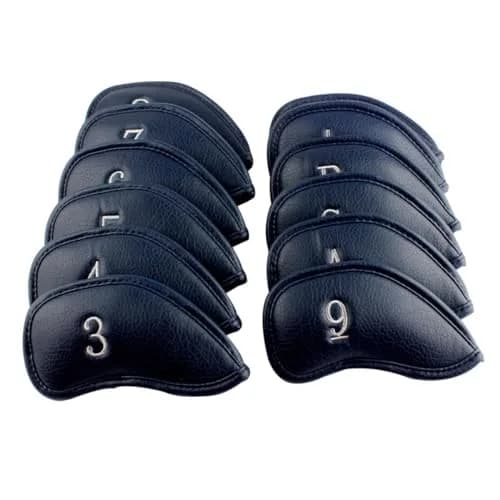 Craftsman Golf 12pcs Synthetic Leather Head Covers Set | Thick PU Leather for All Brands thumbnail 1