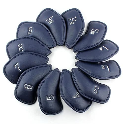 Craftsman Golf 12pcs Synthetic Leather Head Covers Set | Thick PU Leather for All Brands thumbnail 4