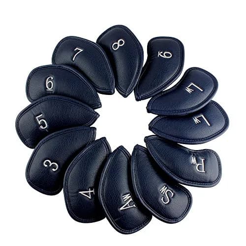 Craftsman Golf 12pcs Synthetic Leather Head Covers Set | Thick PU Leather for All Brands thumbnail 2