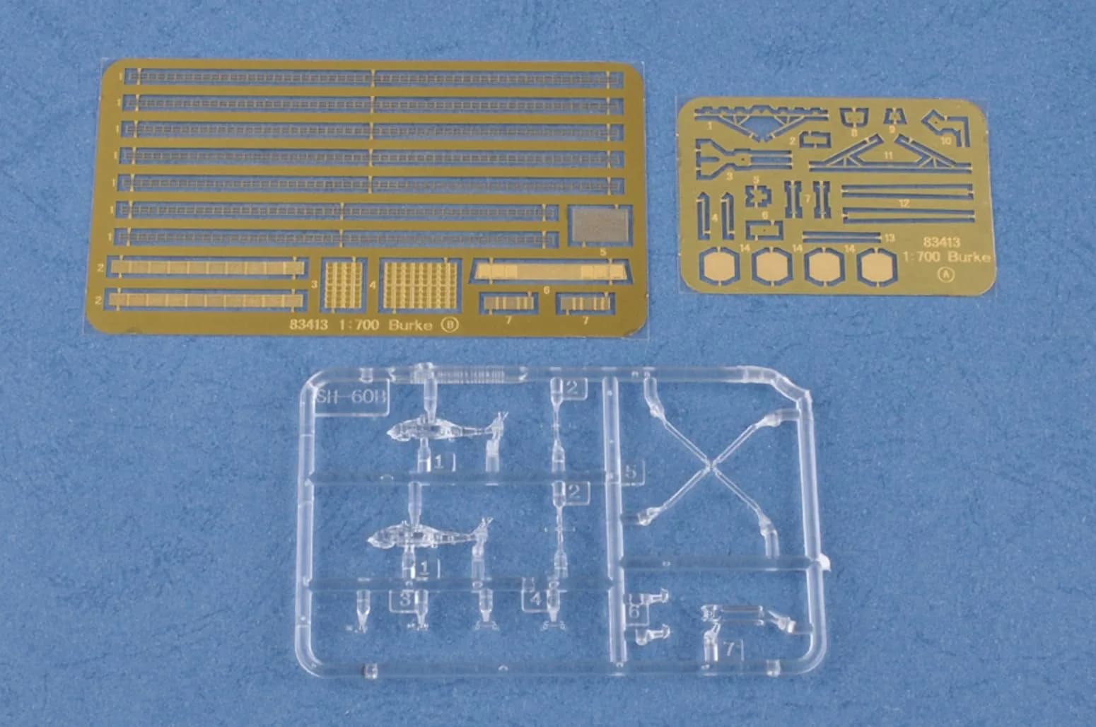 Hobby Boss USS Momsen DDG-92 Kit 1/700 Scale | Detailed Model Building Kit with Photo-Etch Parts - view 7
