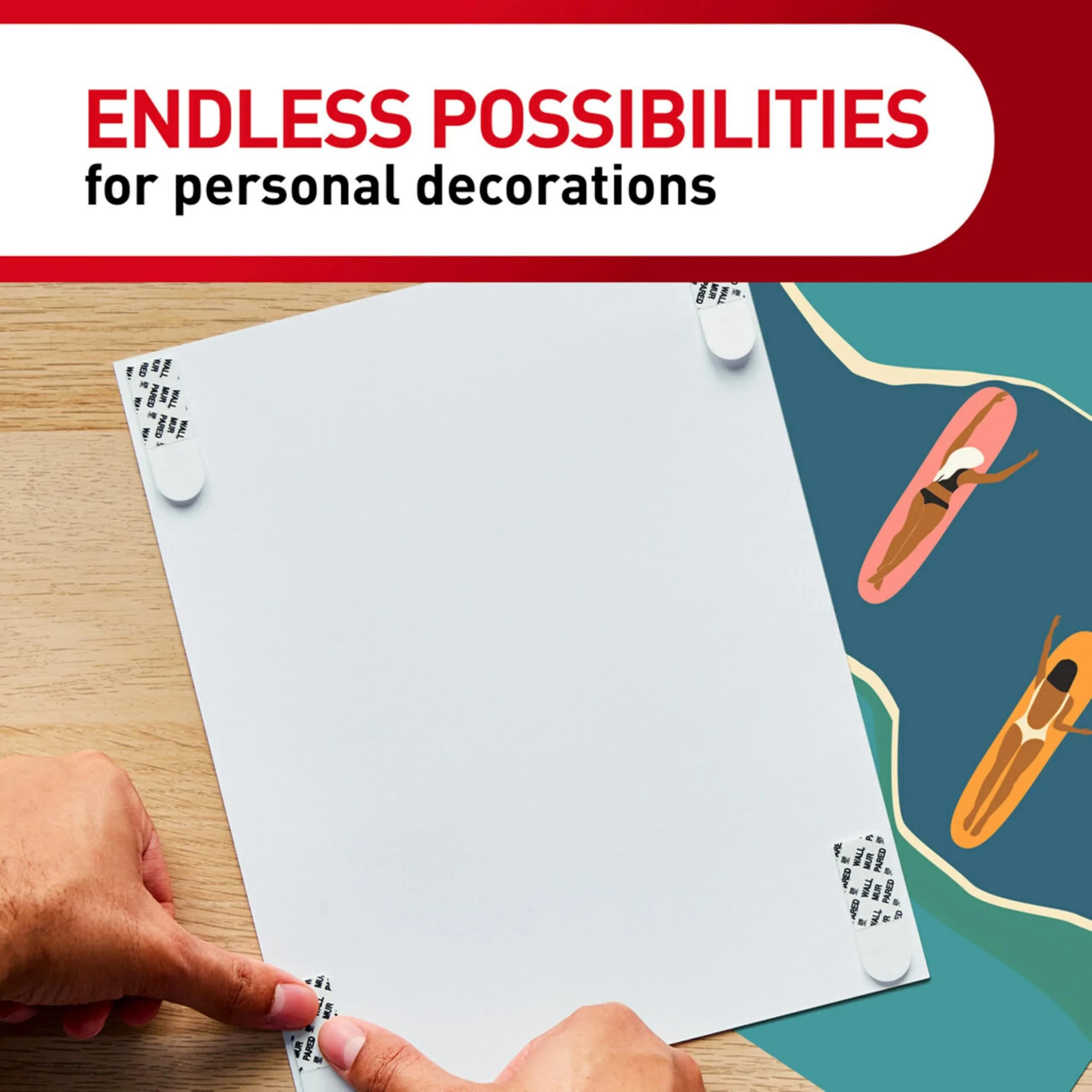 Command Poster Strips 60 Strips | Damage-Free Hanging for Walls and Surfaces - view 7
