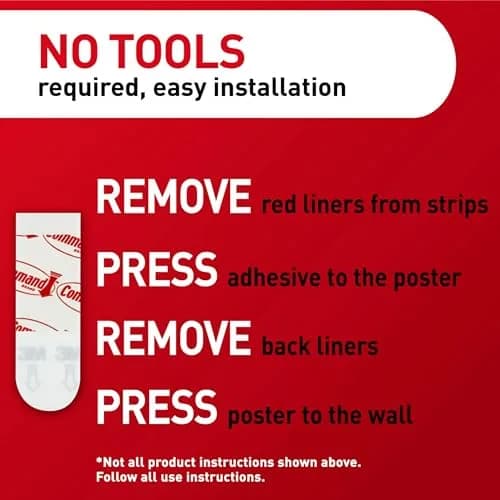 Command Poster Strips 60 Strips | Damage-Free Hanging for Walls and Surfaces thumbnail 8