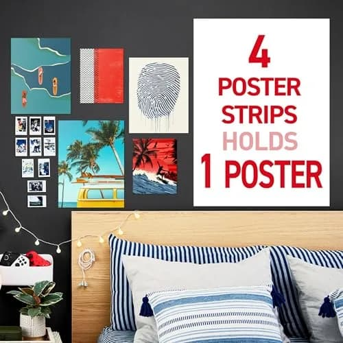 Command Poster Strips 60 Strips | Damage-Free Hanging for Walls and Surfaces thumbnail 3