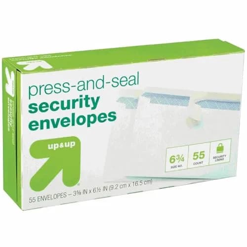 Mead Peel & Stick Security Envelopes 3.625"X6.5" | Self-Adhesive Business Envelopes for Privacy thumbnail 1