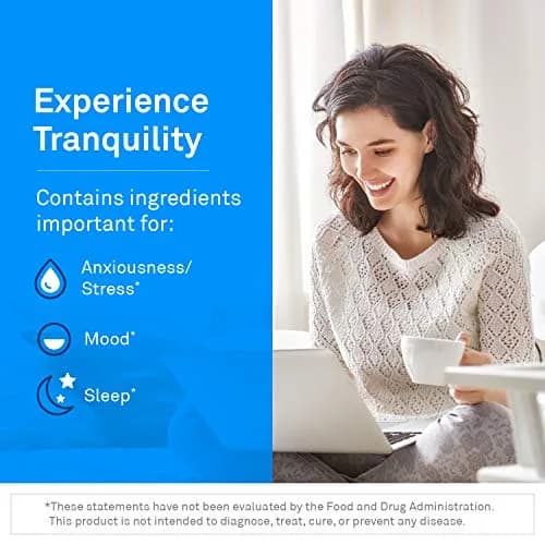 NeuroScience TravaGen Emotional Support & Stress Relief Supplement, 120 ct | Mood & Sleep Support with L-Tryptophan & B12 thumbnail 3