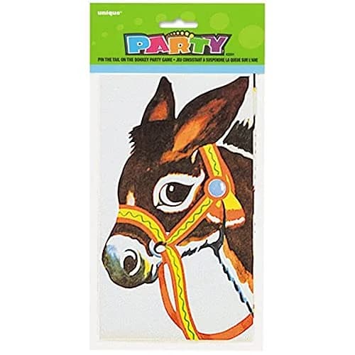Unique Pin the Tail on the Donkey Party Game - Vibrant Colors & Durable Material for All Ages thumbnail 1