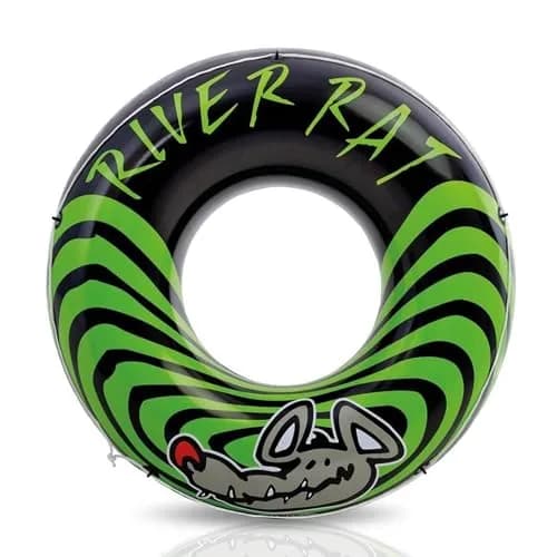 Intex River Rat Inflatable Swim Tube & Floating Lounge Raft 48in | Heavy-Duty Vinyl, 4-Pack thumbnail 2
