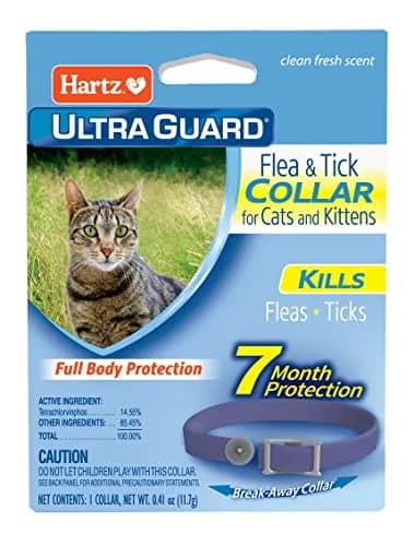 Hartz UltraGuard Purple Flea & Tick Collar for Cats and Kittens | 7 Month Protection thumbnail 1