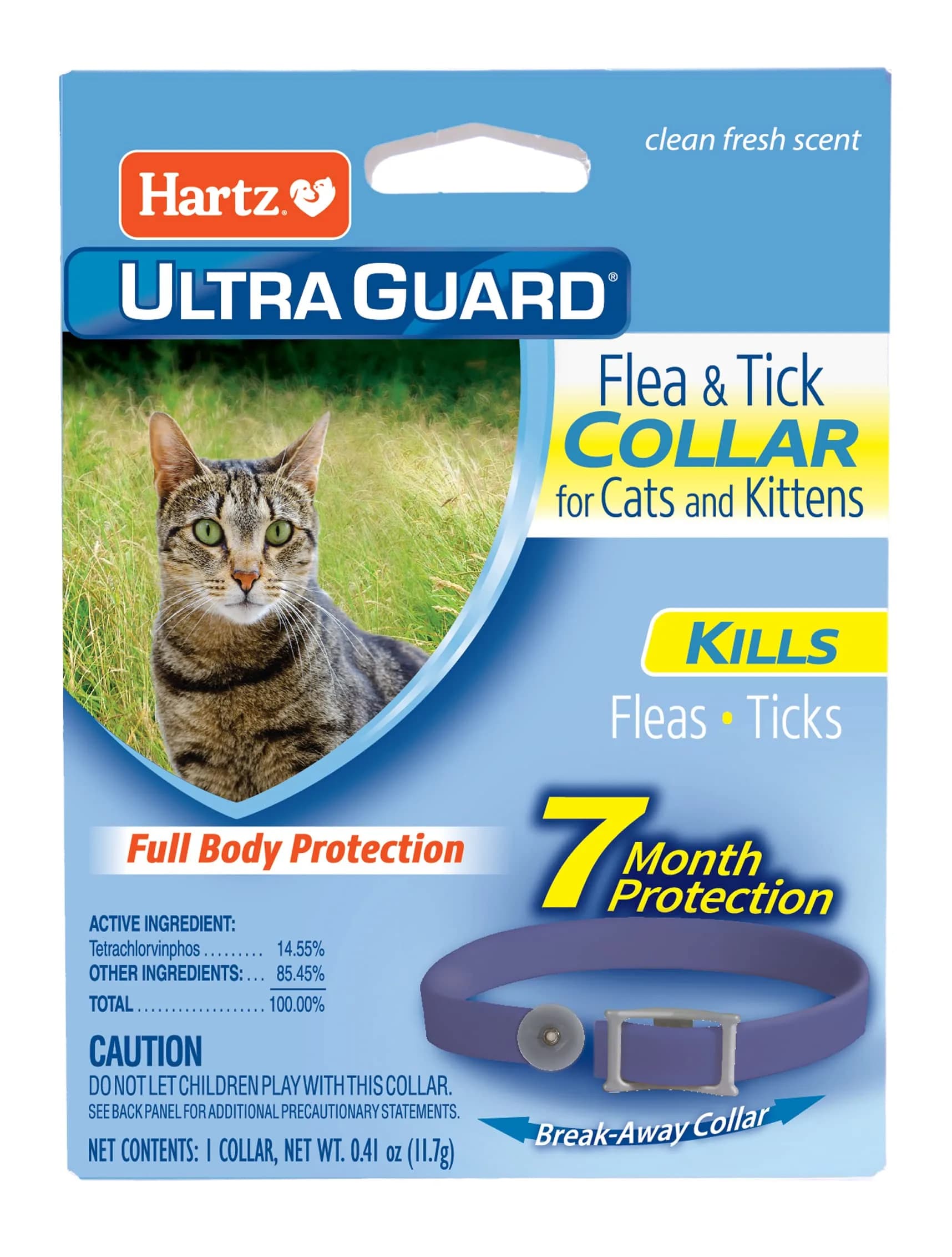 Hartz UltraGuard Purple Flea & Tick Collar for Cats and Kittens | 7 Month Protection