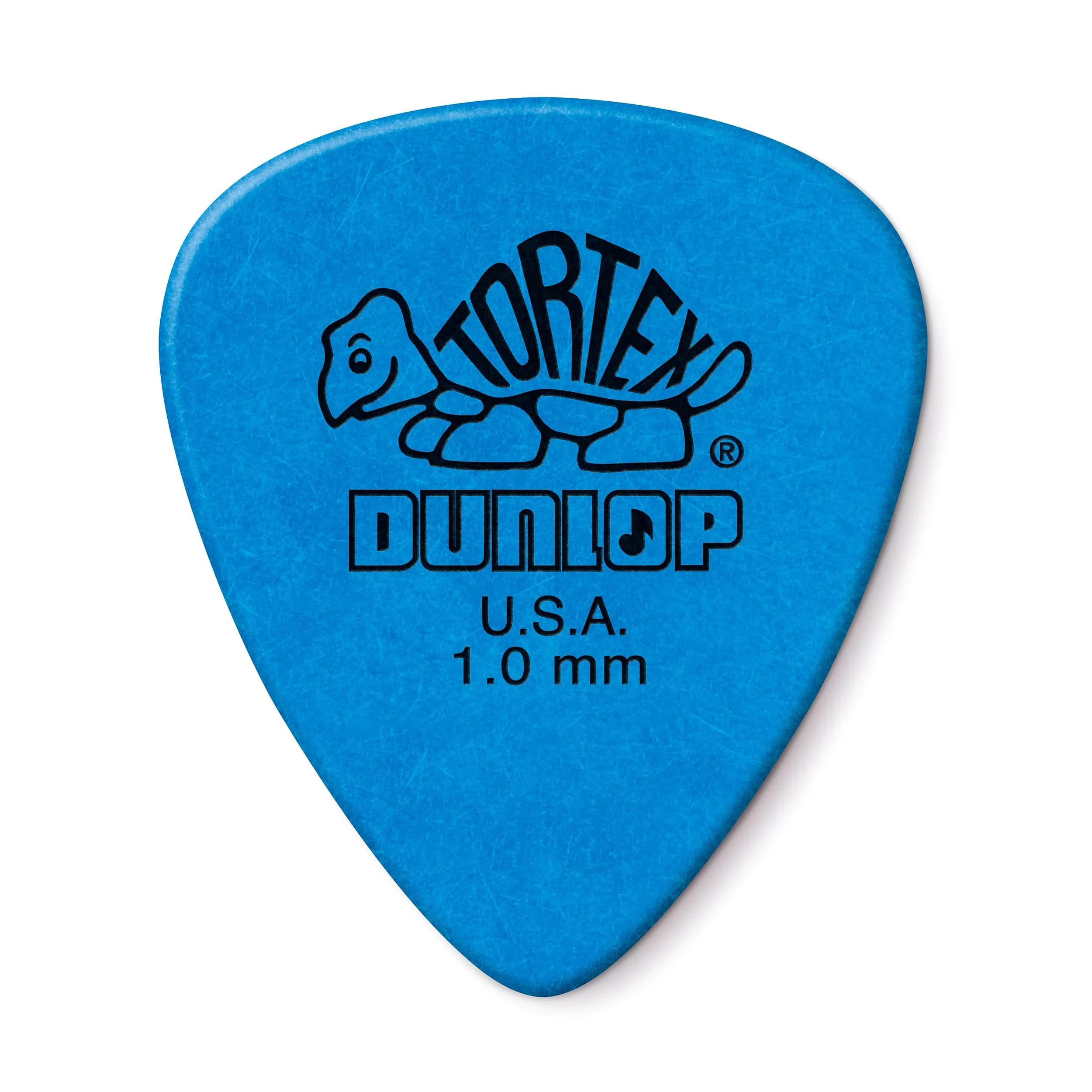Jim Dunlop Tortex Standard Picks 1.0mm Blue (72-Pack) | Bright Attack & Superior Grip