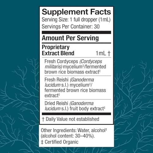 Host Defense CordyChi Extract 1 fl oz | Immune & Energy Support with Organic Mushrooms thumbnail 2