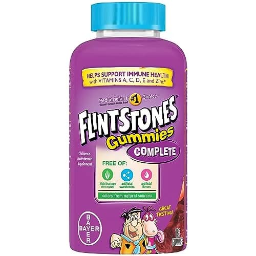Flintstones Complete Multivitamin Gummies for Kids 180 Count | Supports Healthy Growth & Development thumbnail 1