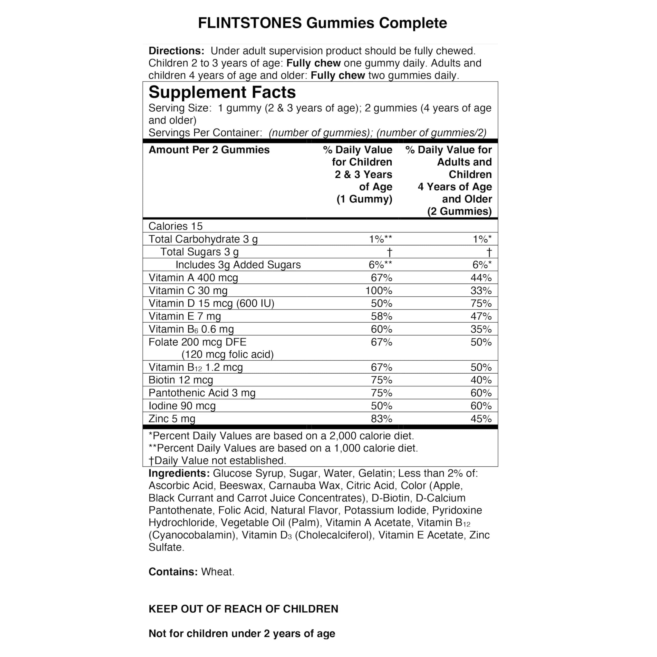 Flintstones Complete Multivitamin Gummies for Kids 180 Count | Supports Healthy Growth & Development - view 8