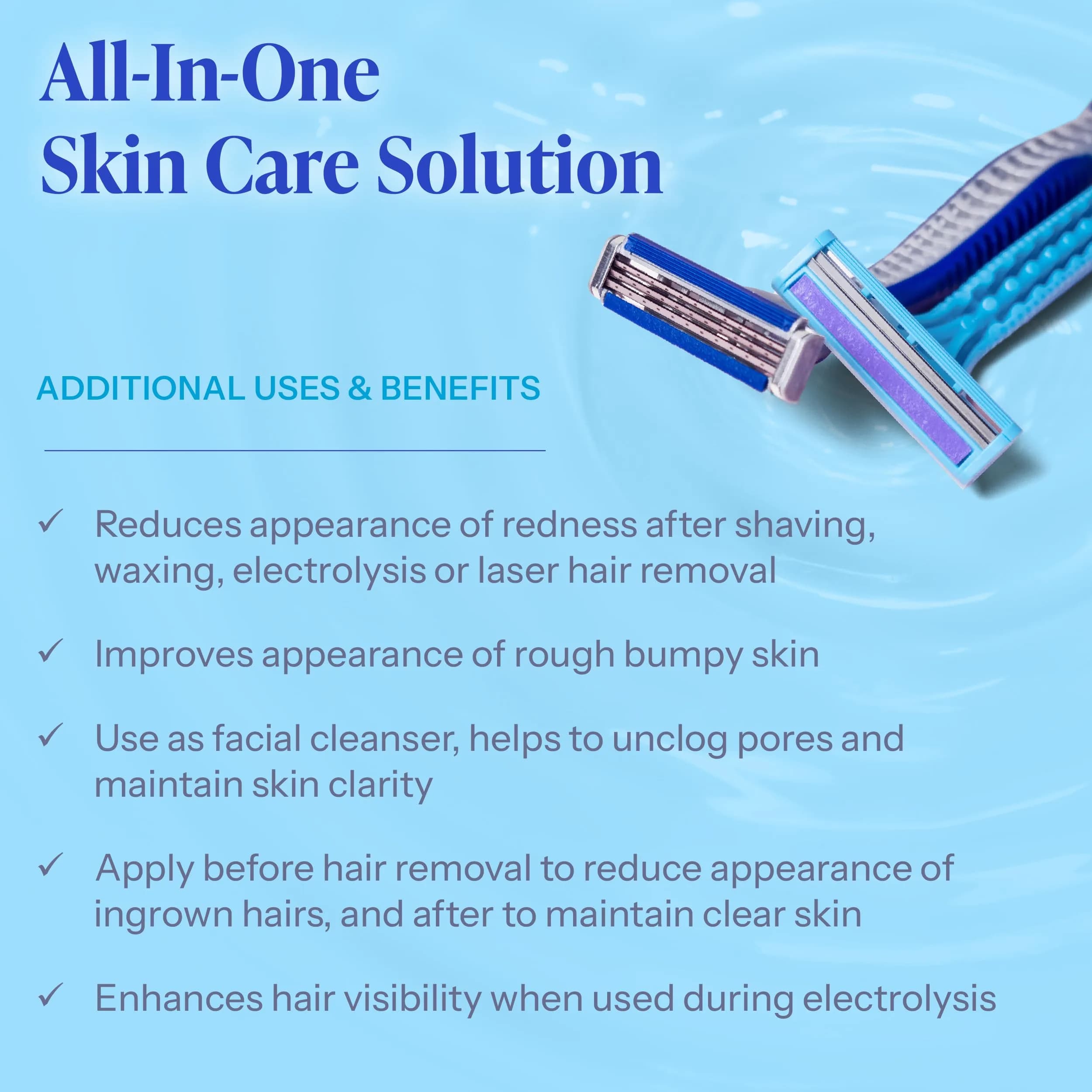 Tend Skin Solution for Razor Bumps and Ingrown Hair, 118ml (4 Fl Oz) | Post-Shave & Waxing Treatment - view 6