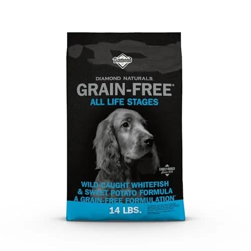 DIAMOND NATURALS Grain-Free Dry Dog Food, Wild-Caught Whitefish, 14lb | All Breed Sizes, All Day Energy, Guaranteed Probiotics thumbnail 1