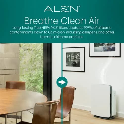 Alen BF35-Odor Replacement HEPA Filter for BreatheSmart Classic Air Purifier | 1,100 SqFt Coverage thumbnail 7