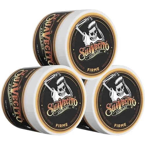 Suavecito Pomade Firme (Strong) Hold 4 oz | Water-Based Wax Like Flake Free Hair Gel for Men & Women thumbnail 1