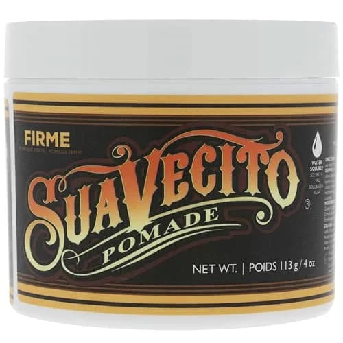 Suavecito Pomade Firme (Strong) Hold 4 oz | Water-Based Wax Like Flake Free Hair Gel for Men & Women thumbnail 6