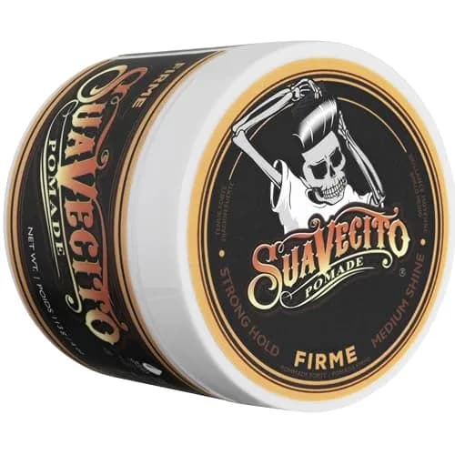 Suavecito Pomade Firme (Strong) Hold 4 oz | Water-Based Wax Like Flake Free Hair Gel for Men & Women thumbnail 7
