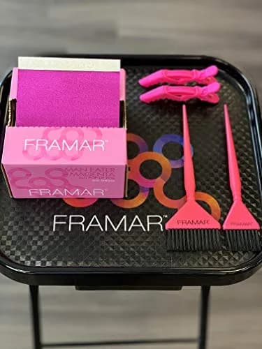 Framar Magenta Hair Foils for Highlighting, 500 Count (227g / 500 Count) | Professional Pop-Up Hair Foil Sheets with Embossed Grip thumbnail 4