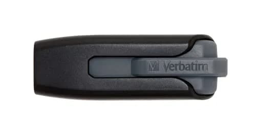 Verbatim 128GB USB 3.0 Store 'n' Go V3 Flash Drive - Gray | Cap-Less & PC/Mac Compatible thumbnail 3