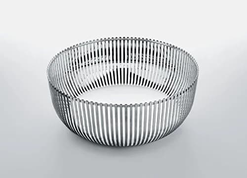 Alessi Fruit Holder in 18/10 Stainless Steel Mirror Polished, Silver | Elegant Kitchen & Living Room Decor thumbnail 5