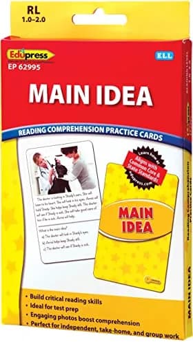 Edupress Reading Comprehension Practice Cards, Main Idea, Yellow Level | Supports Reading Skills for Class 1-2 thumbnail 4