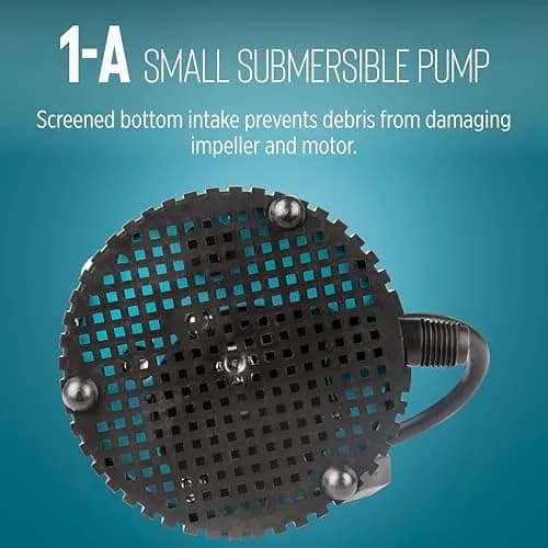 Little Giant 1-A 115V Submersible Pump 170 GPH | Continuous Use, Compact & Durable thumbnail 4