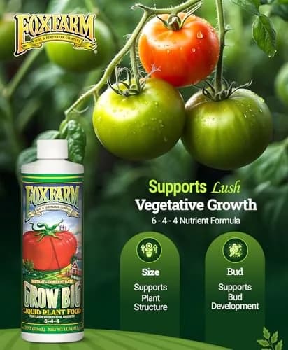 FoxFarm Grow Big Liquid Plant Food 6-4-4 | Supports Lush Vegetative Growth & Fast Nutrient Uptake thumbnail 2