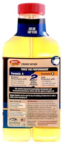 Bar's Leaks High Mileage Engine Repair 16.9 oz | Restores Power & Stops Leaks thumbnail 3