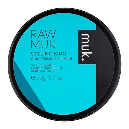 MUK. Haircare Raw Firm Hold Styling Mud, 1.8 oz | High Gloss, Humidity Resistant, Water Soluble thumbnail 1