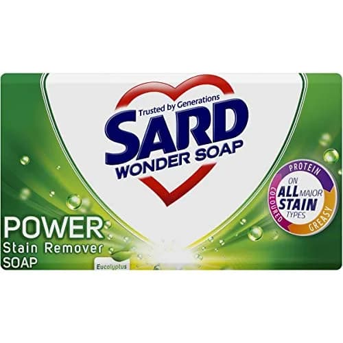 Sard Wonder Soap with Eucalyptus 120g (4.23 oz) | Biodegradable Stain Remover for Hard Water thumbnail 2