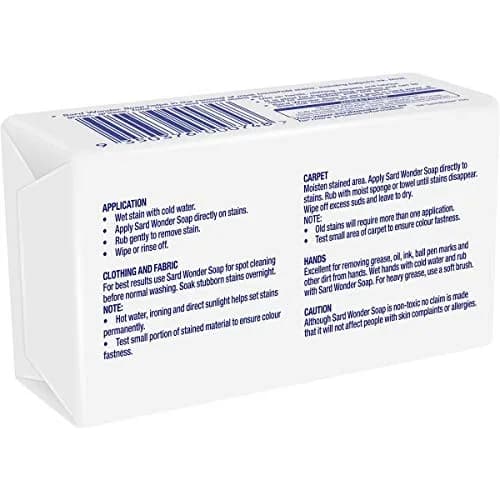 Sard Wonder Soap with Eucalyptus 120g (4.23 oz) | Biodegradable Stain Remover for Hard Water thumbnail 3