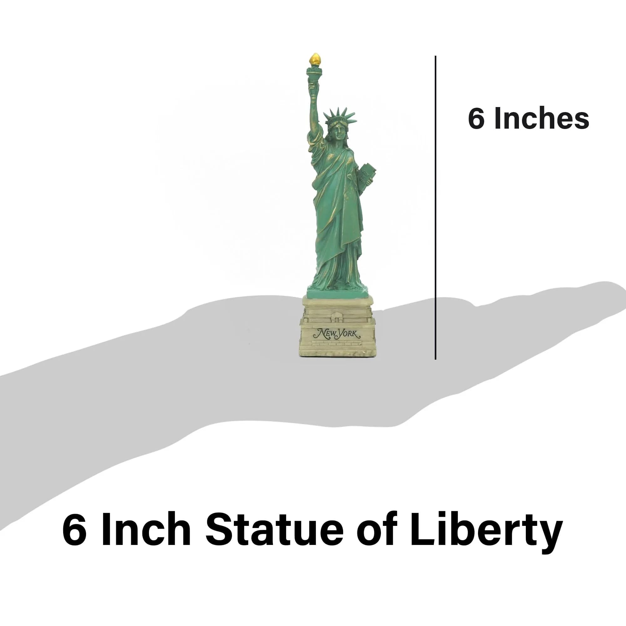 Great Places To You Statue of Liberty Replica 6 Inches (15.24 cm) with New York Base | Classic NYC Souvenir Figurine - view 2