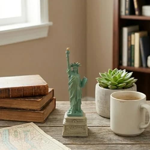 Great Places To You Statue of Liberty Replica 6 Inches (15.24 cm) with New York Base | Classic NYC Souvenir Figurine thumbnail 3