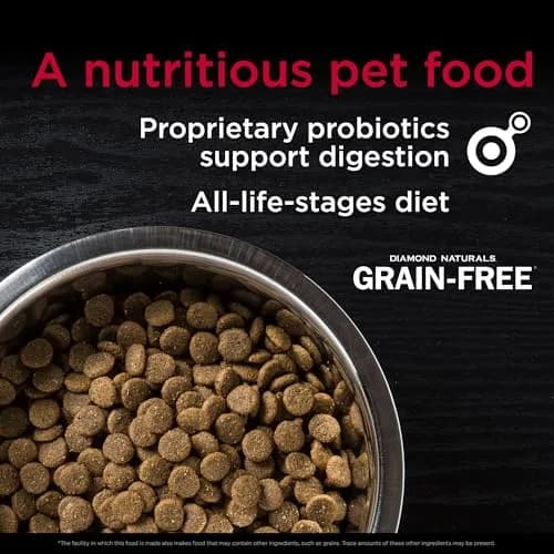 DIAMOND NATURALS Grain-Free Dry Dog Food, Wild-Caught Whitefish, 5lb | All Breed Sizes, All Day Energy, Probiotics Support thumbnail 2