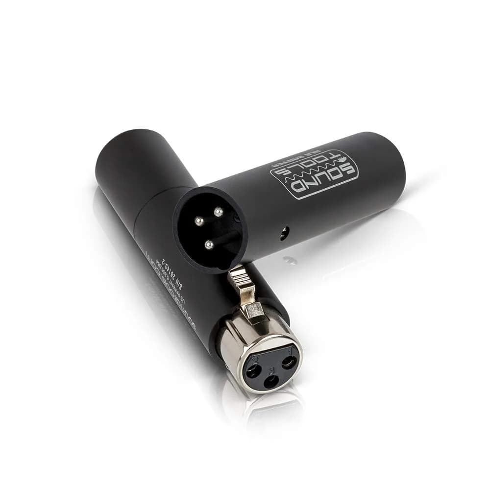 Sound Tools 5-Pin DMX Sniffer/Sender Cable Tester | Compact Tool for Stage & Lighting Professionals — Black