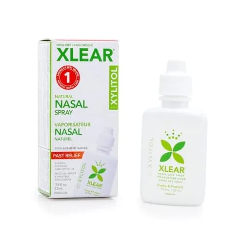 Xlear Natural Saline Nasal Spray with Xylitol 22ml (0.75 Fl Oz) | Allergy Sinus Relief thumbnail 1