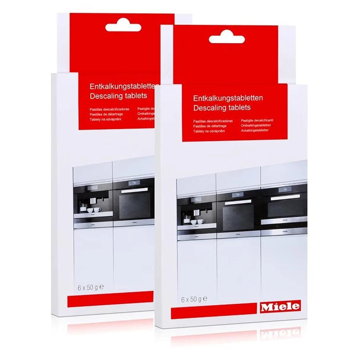 Miele Descaling Tablets 12 Tablets (6g Each) | Genuine Miele Coffee System Cleaner — Tablet