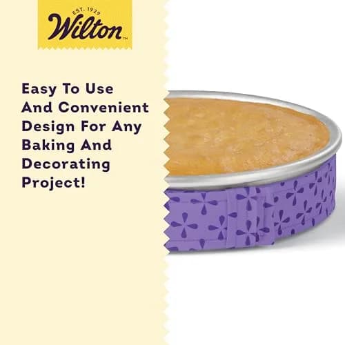 Wilton Bake Even Cake Strips, Level Cakes, 2-Piece Set | Professional Baking Tool for Moist, Even Cakes thumbnail 5