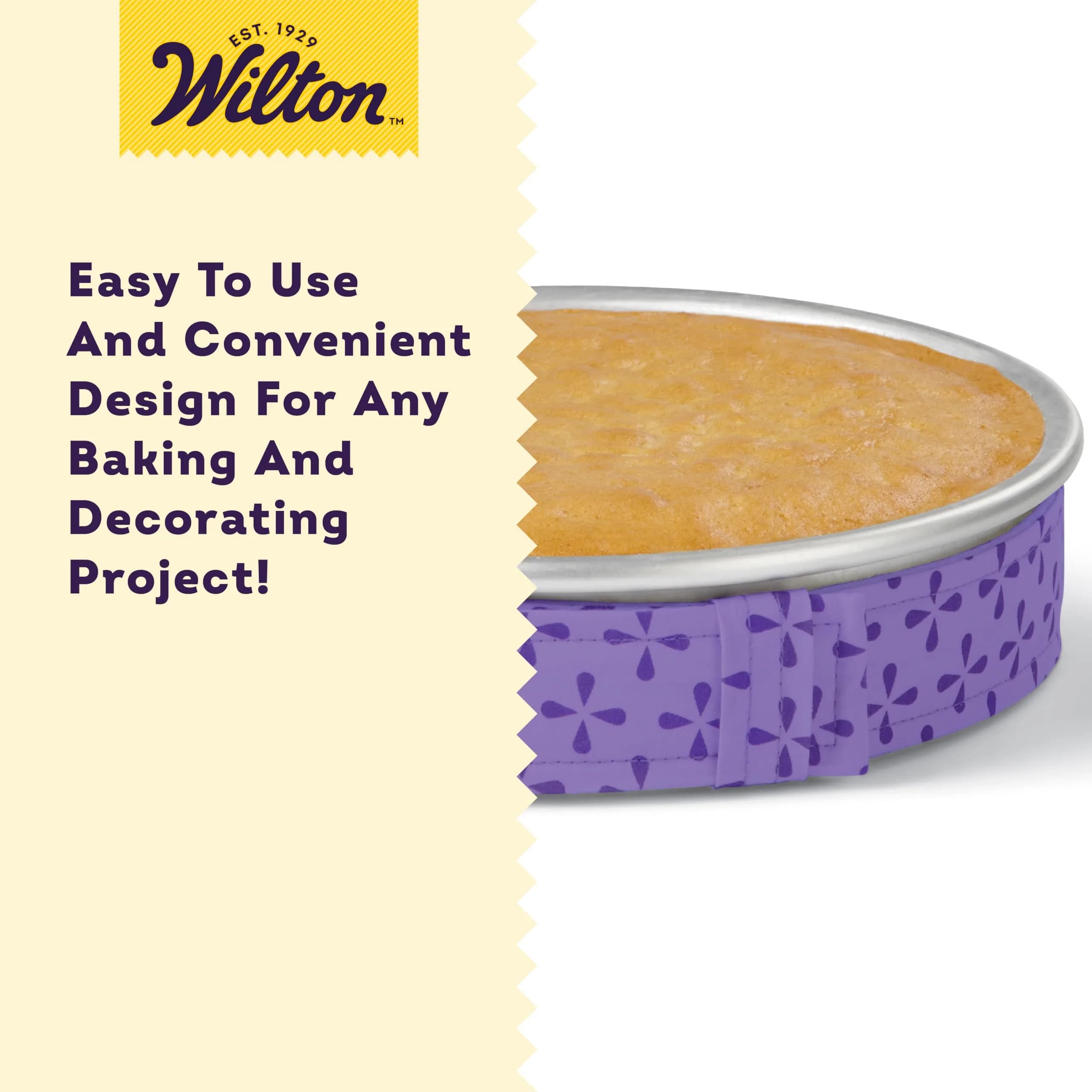 Wilton Bake Even Cake Strips, Level Cakes, 2-Piece Set | Professional Baking Tool for Moist, Even Cakes - view 5